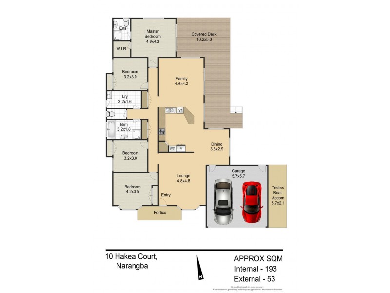 10 Hakea Court, Narangba QLD 4504 Floorplan