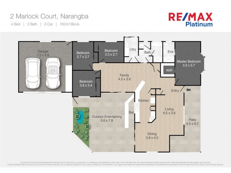 2 Marlock Court, Narangba QLD 4504 Floorplan