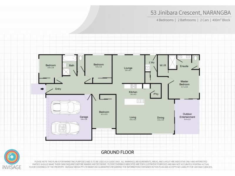 53 Jinibara Crescent, Narangba QLD 4504 Floorplan