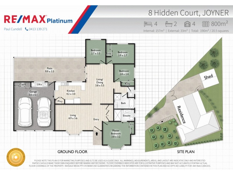 8 Hidden Court, Joyner QLD 4500 Floorplan