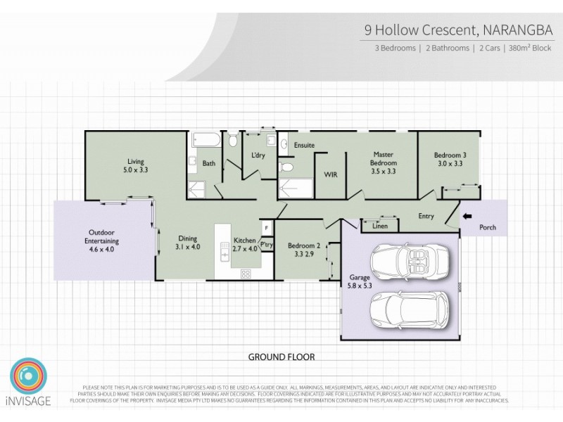 9 Hollow Crescent, Narangba QLD 4504 Floorplan