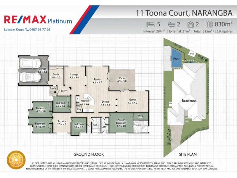 11 Toona  Court, Narangba QLD 4504 Floorplan