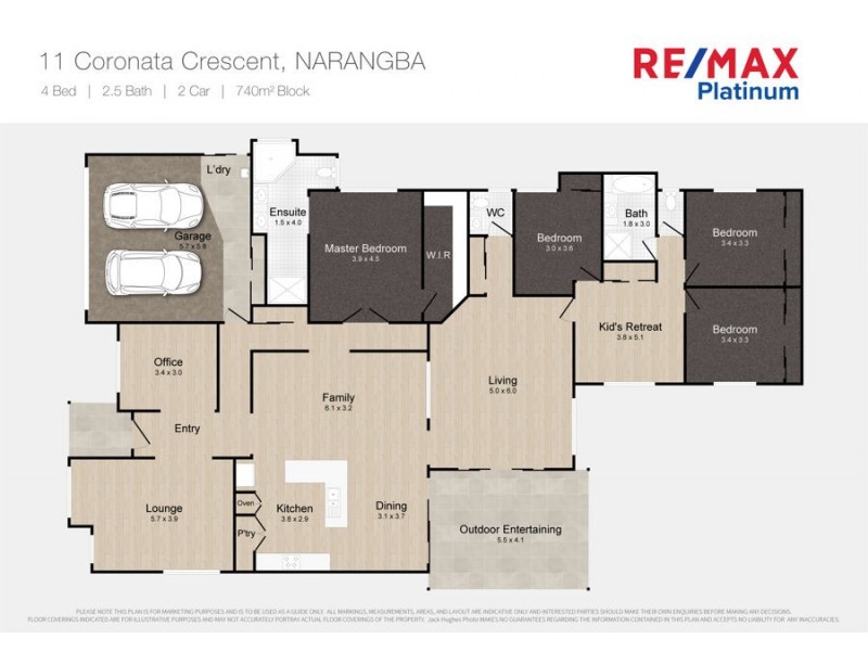 11 Coronata Crescent, Narangba QLD 4504 Floorplan