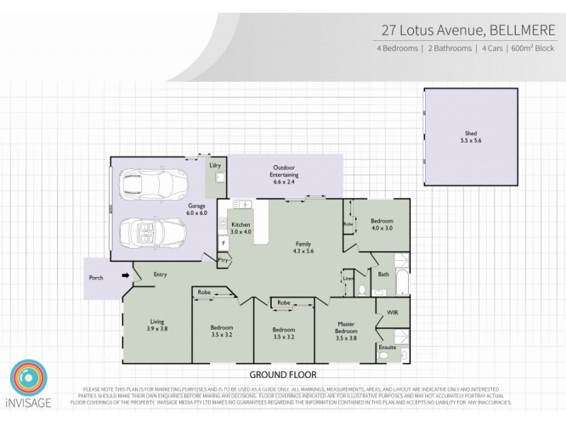 27 Lotus Avenue, Bellmere QLD 4510 Floorplan