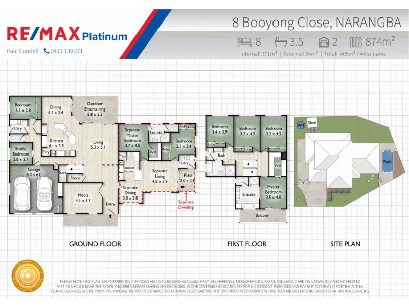 8 Booyong Close, Narangba QLD 4504 Floorplan