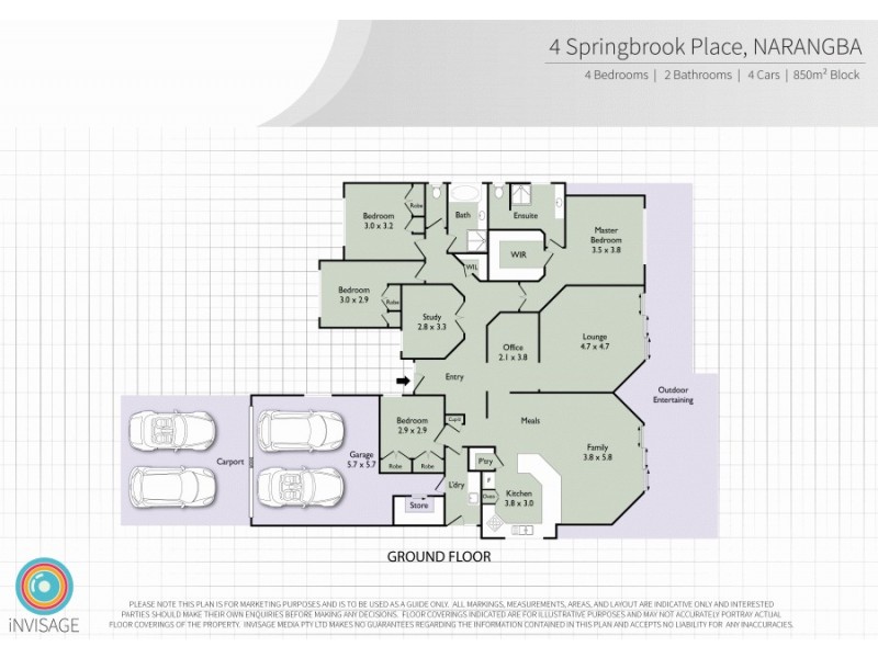 4 Springbrook Place, Narangba QLD 4504 Floorplan