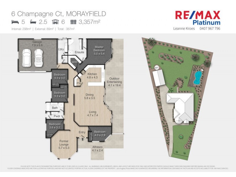 6 Champagne Court, Morayfield QLD 4506 Floorplan