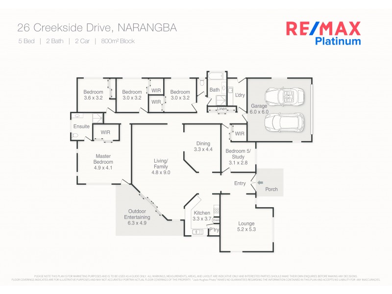 26 Creekside Drive, Narangba QLD 4504 Floorplan