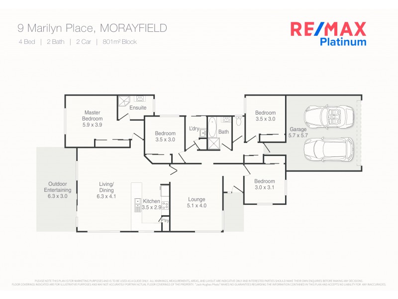 9 Marilyn Place, Morayfield QLD 4506 Floorplan