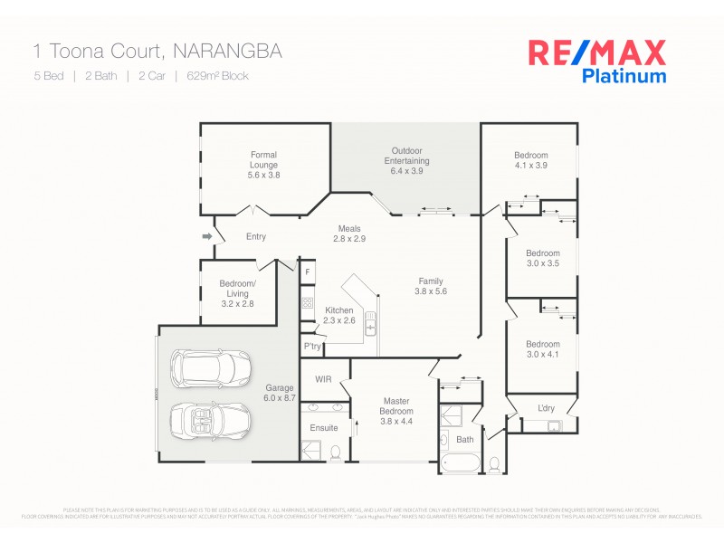 1 Toona Court, Narangba QLD 4504 Floorplan