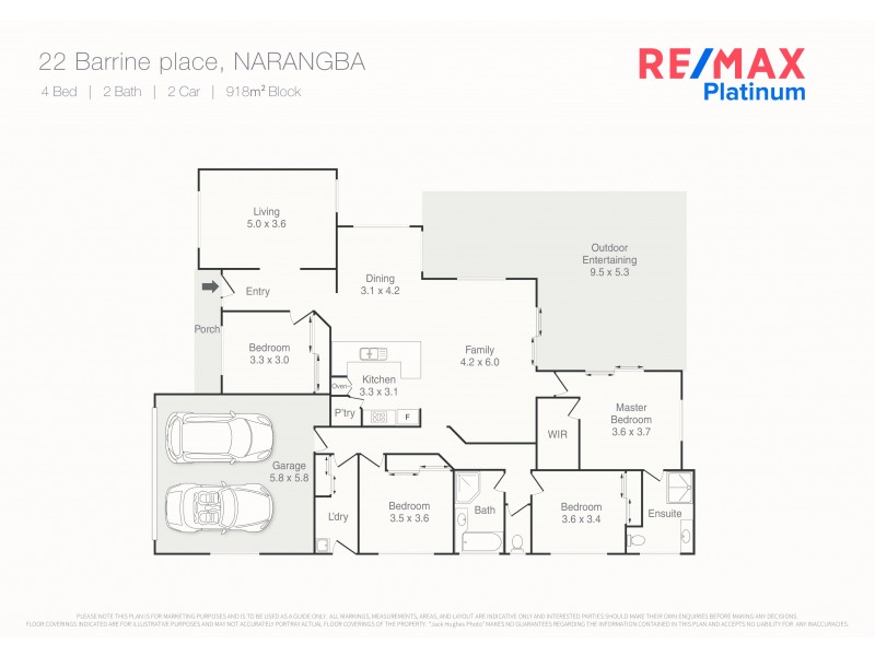 22 Barrine Place, Narangba QLD 4504 Floorplan