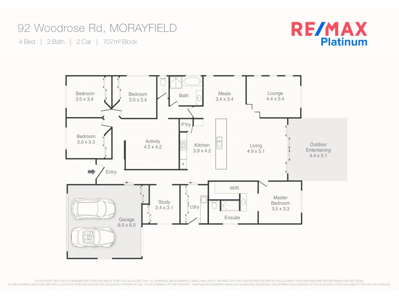 92 Woodrose Road, Morayfield QLD 4506 Floorplan