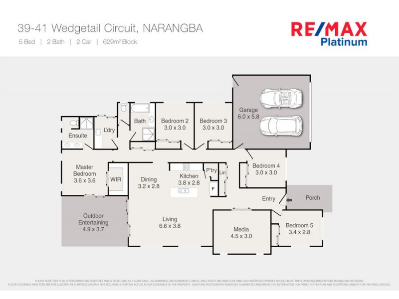 39-41 Wedgetail Circuit, Narangba QLD 4504 Floorplan