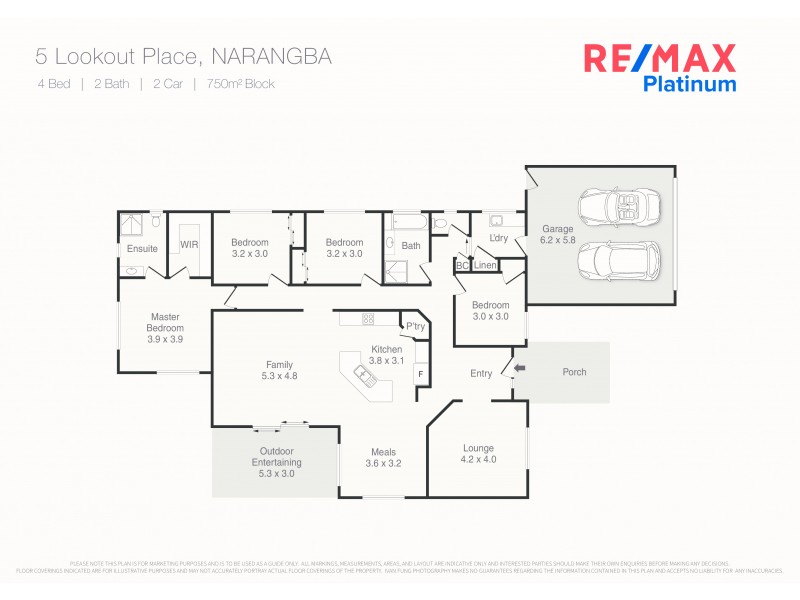 5 Lookout Place, Narangba QLD 4504 Floorplan