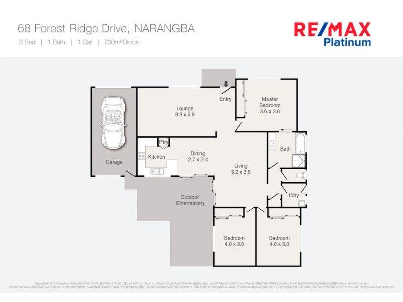 68 Forest Ridge Drive, Narangba QLD 4504 Floorplan