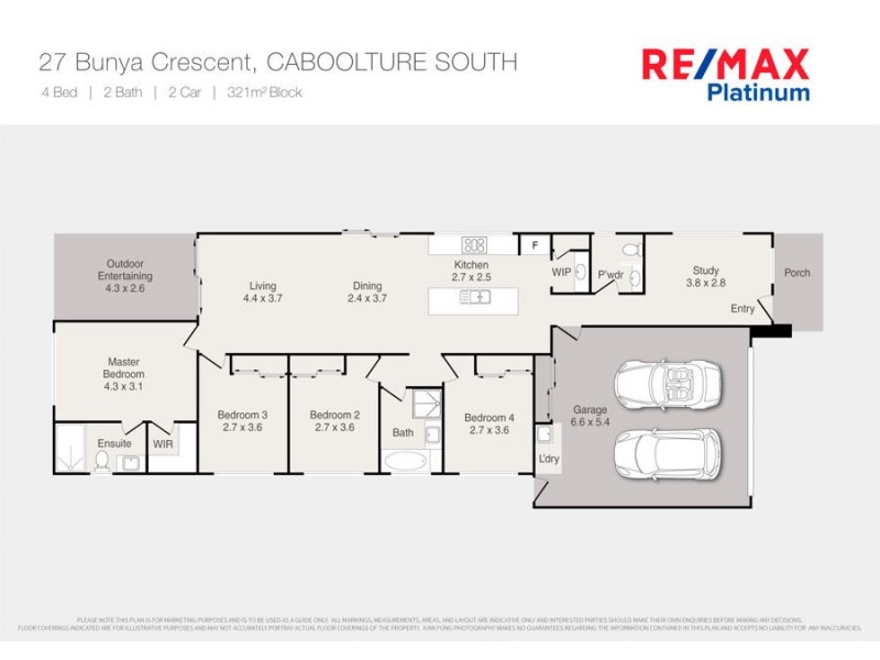 27 Bunya Crescent, Caboolture South QLD 4510 Floorplan