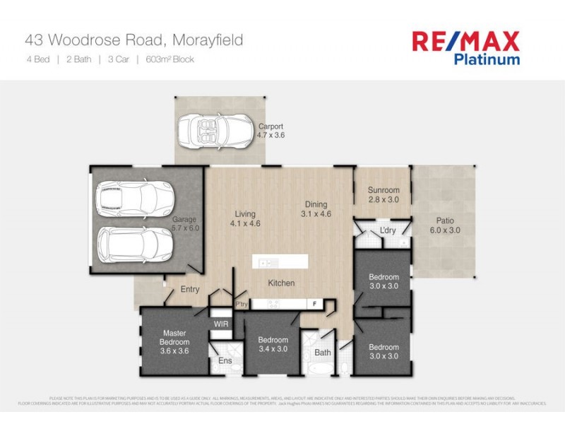 43 Woodrose Road, Morayfield QLD 4506 Floorplan