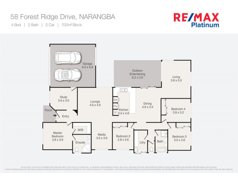 58 Forest Ridge Drive, Narangba QLD 4504 Floorplan