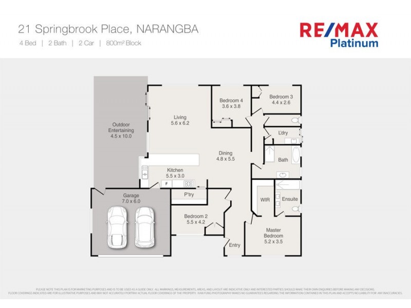 21 Springbrook Place, Narangba QLD 4504 Floorplan