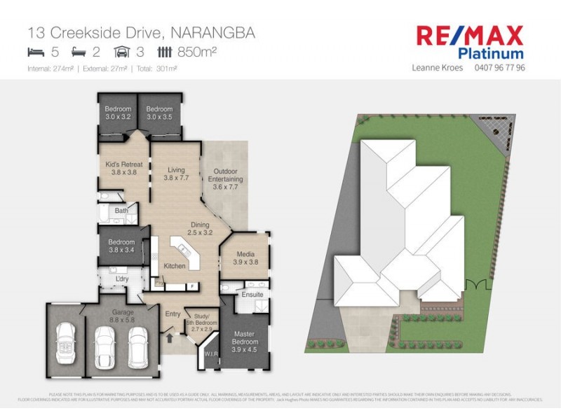 13 Creekside Drive, Narangba QLD 4504 Floorplan