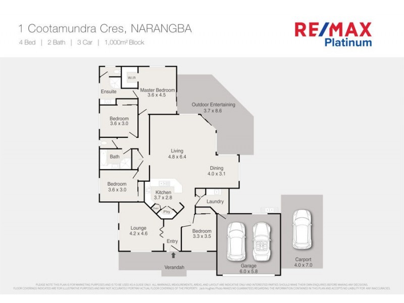 1 Cootamundra Crescent, Narangba QLD 4504 Floorplan