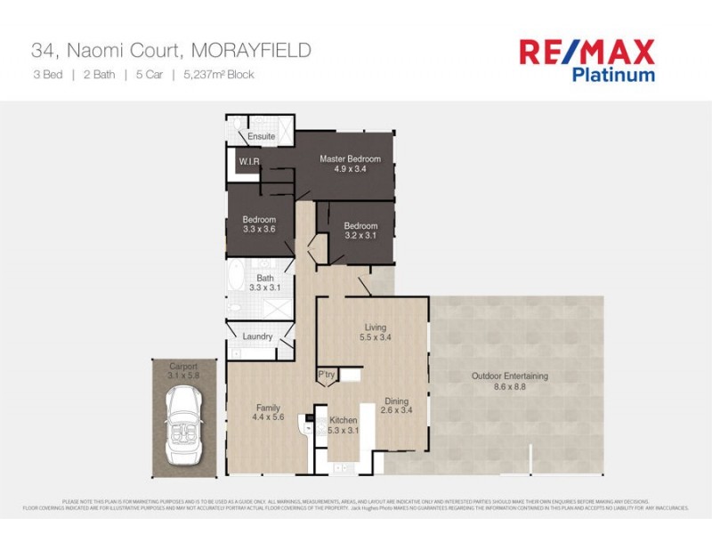 34 Naomi Court, Morayfield QLD 4506 Floorplan