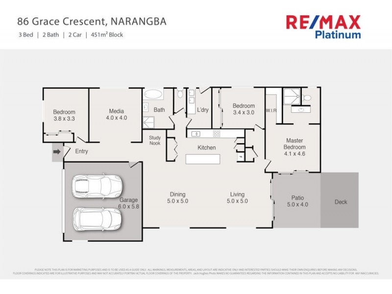 86 Grace Crescent, Narangba QLD 4504 Floorplan