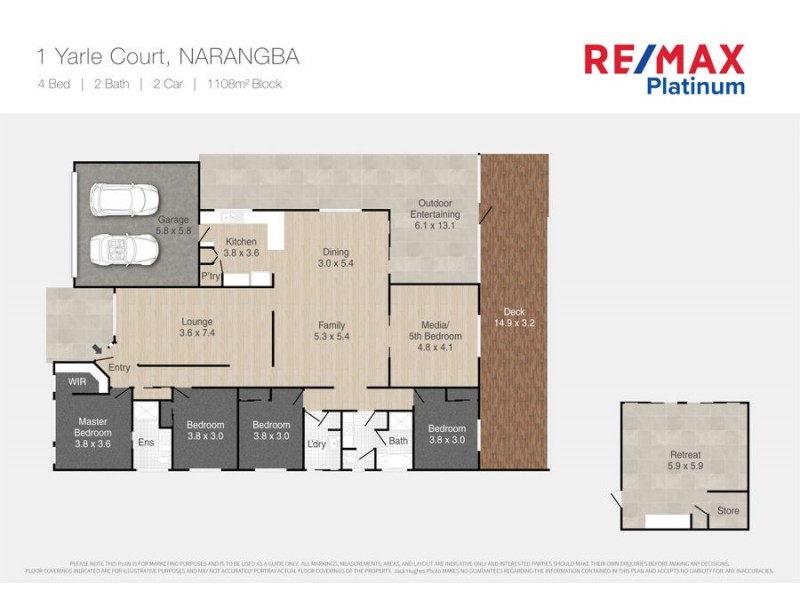 1 Yarle Court, Narangba QLD 4504 Floorplan