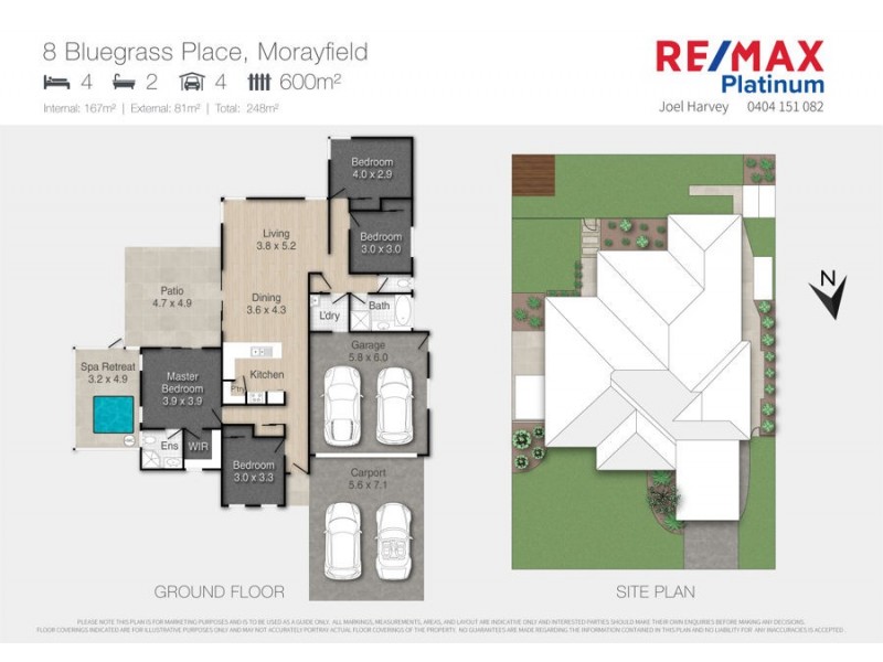 8 Bluegrass Place, Morayfield QLD 4506 Floorplan