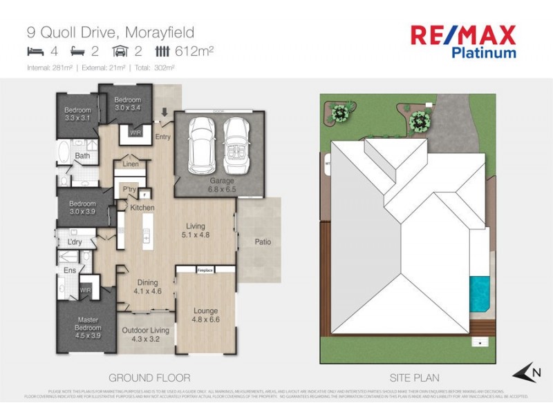 9 Quoll Drive, Morayfield QLD 4506 Floorplan