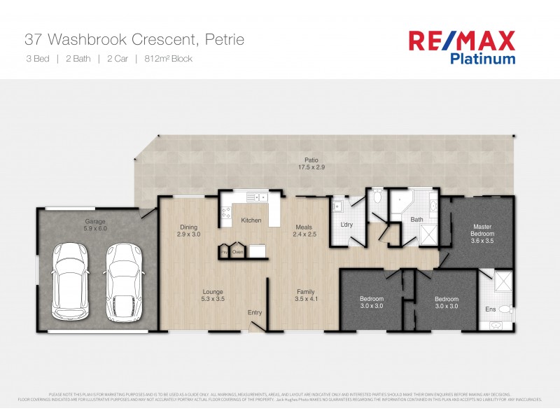 37 Washbrook Crescent, Petrie QLD 4502 Floorplan