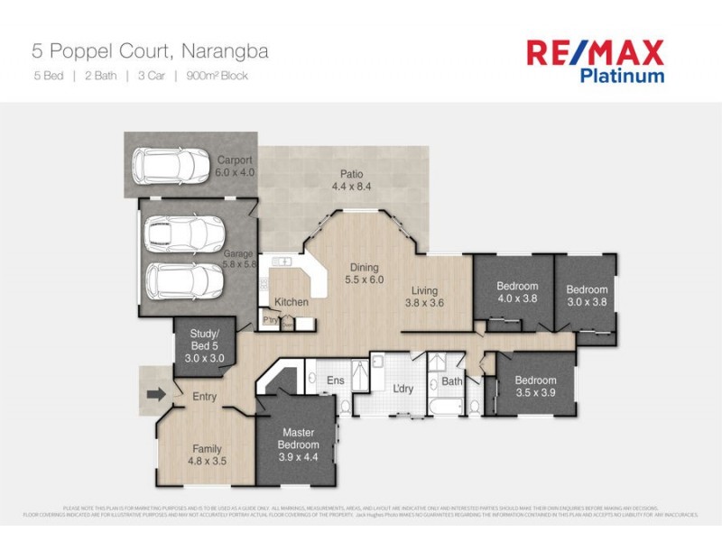 5 Poppel Court, Narangba QLD 4504 Floorplan