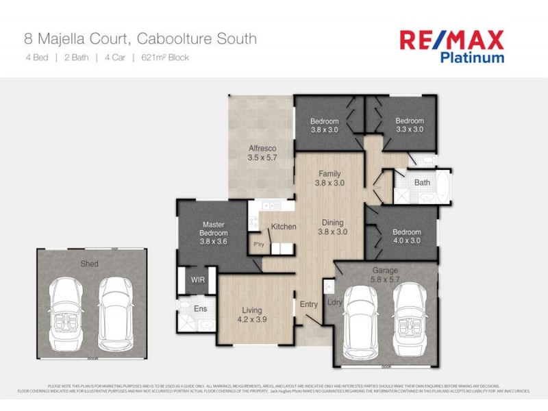 8 Majella Court, Caboolture South QLD 4510 Floorplan