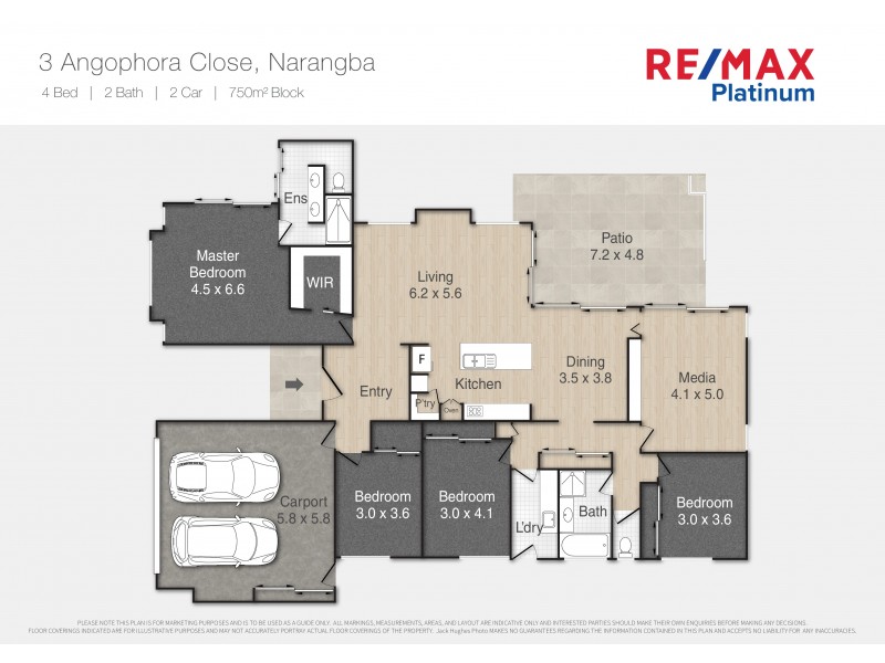 3 Angophora Close, Narangba QLD 4504 Floorplan