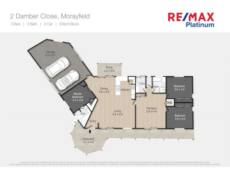 2 Damber Close, Morayfield QLD 4506 Floorplan
