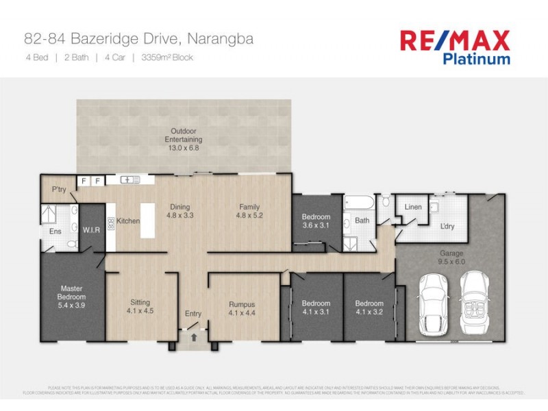 82-84 Bazeridge Drive, Narangba QLD 4504 Floorplan