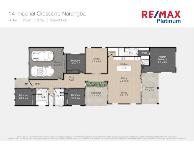 14 Imperial Crescent, Narangba QLD 4504 Floorplan