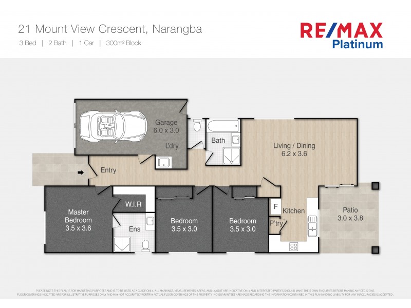 21 Mount View Crescent, Narangba QLD 4504 Floorplan