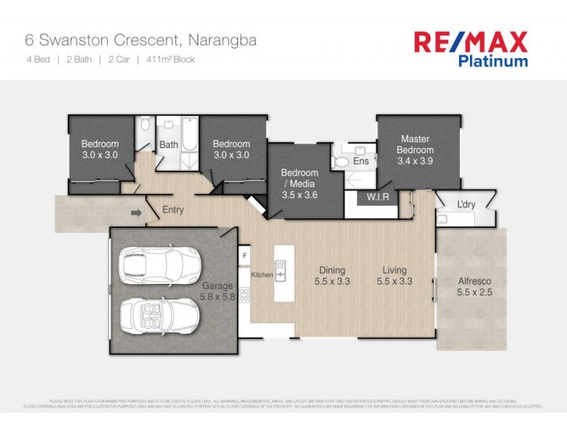 6 Swanston Crescent, Narangba QLD 4504 Floorplan