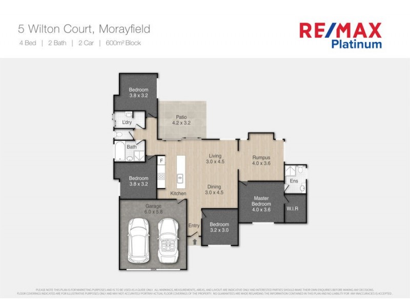 5 Wilton Court, Morayfield QLD 4506 Floorplan