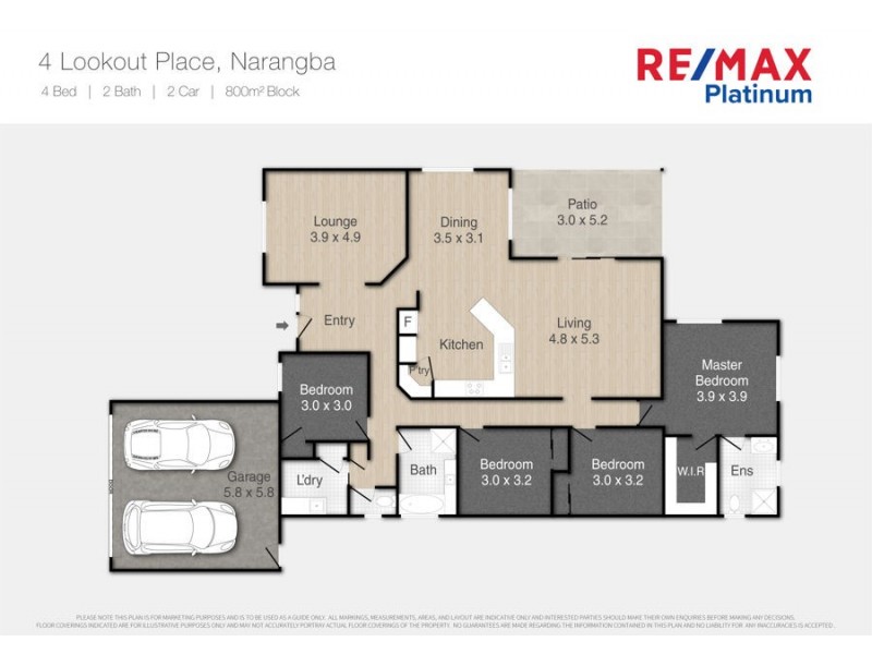 4 Lookout Place, Narangba QLD 4504 Floorplan