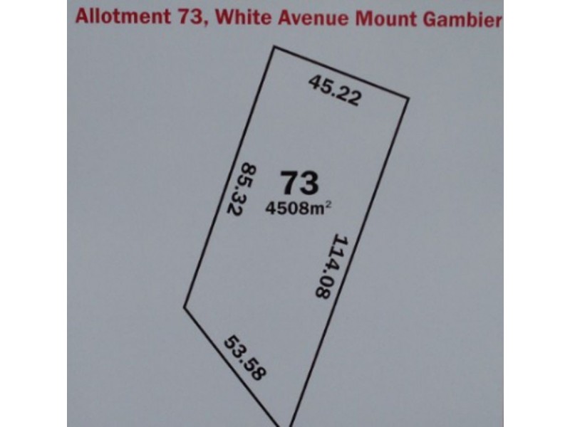 Lot 73 White Avenue, Mount Gambier SA 5290