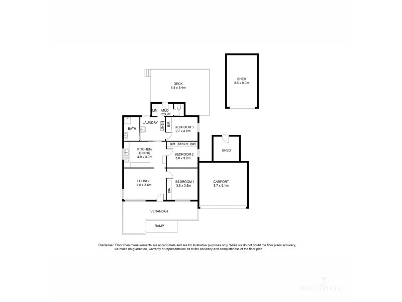 23 Jenkins Terrace, Nangwarry SA 5277 Floorplan