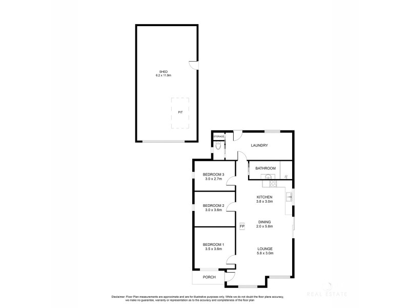 16 Laffer Street, Nangwarry SA 5277 Floorplan
