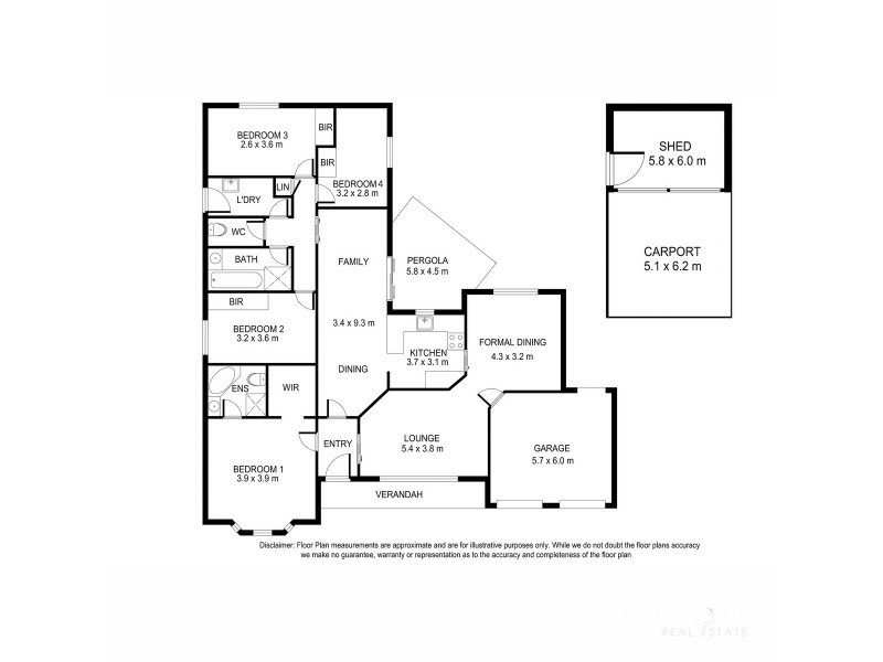 9 Braxton Close, Mount Gambier SA 5290 Floorplan