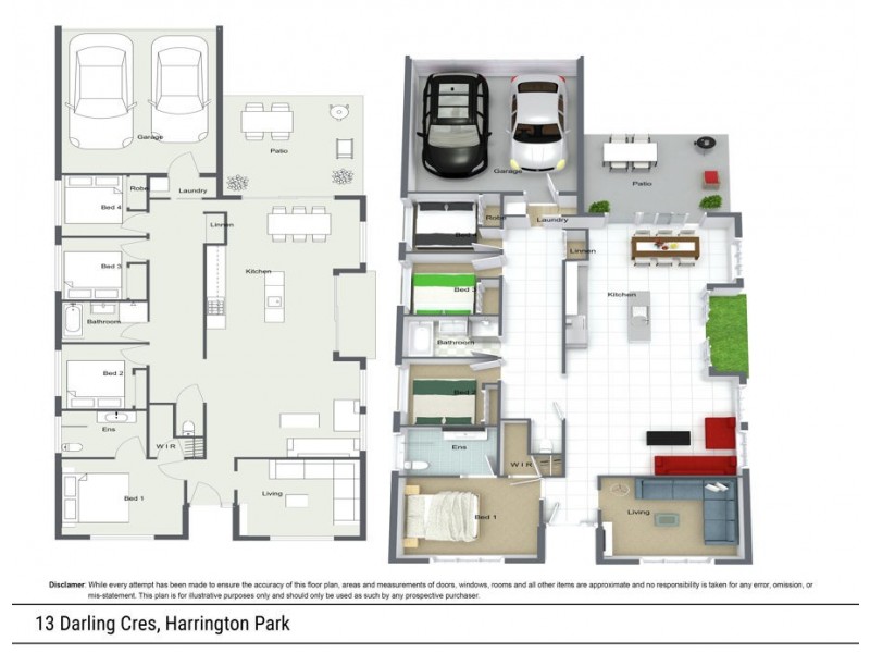 13 Darling Crescent, Harrington Park NSW 2567 Floorplan