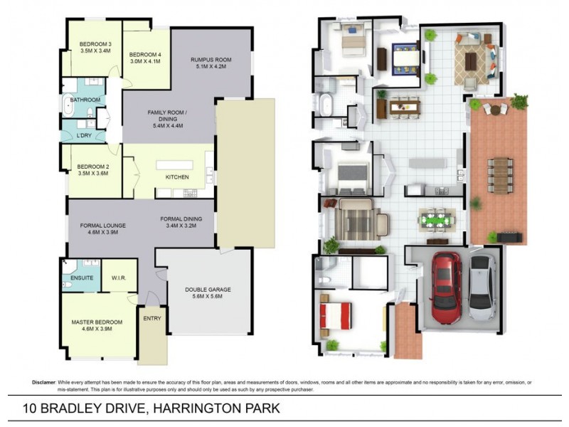 10 Bradley Drive, Harrington Park NSW 2567 Floorplan