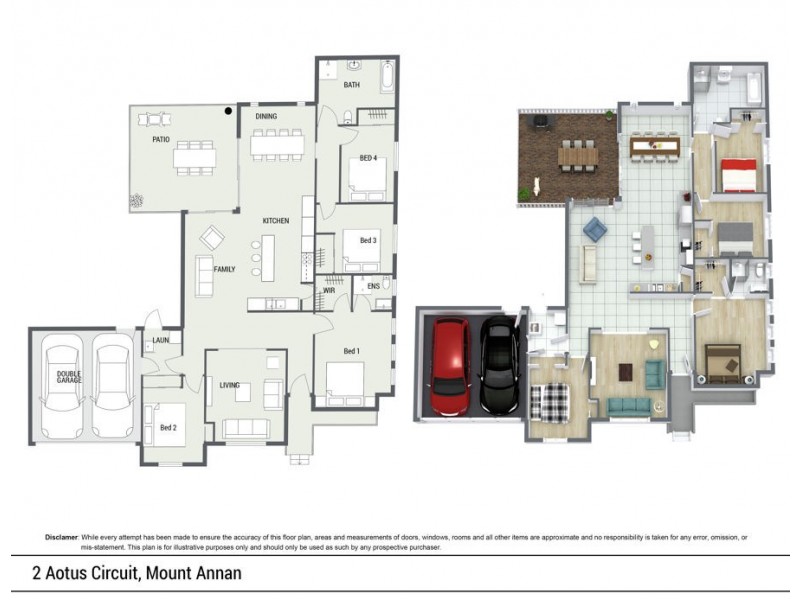 2 Aotus Circuit, Mount Annan NSW 2567 Floorplan