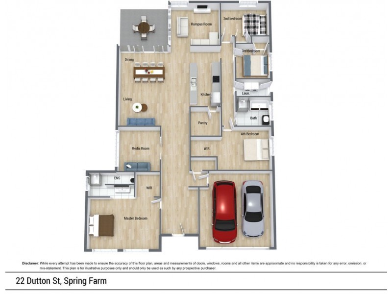 22 Dutton Street, Spring Farm NSW 2570 Floorplan
