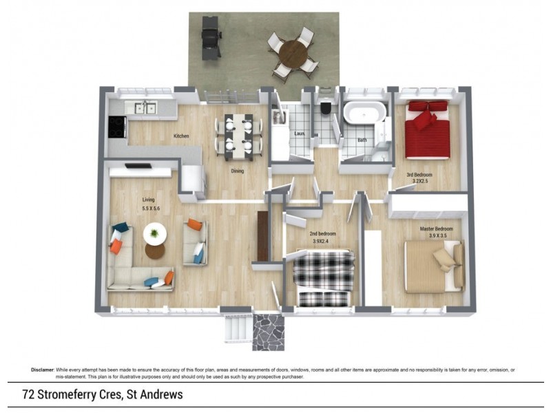 72 Stromeferry Crescent, St Andrews NSW 2566 Floorplan